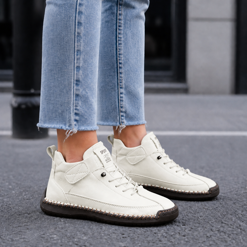 Bunion shoes for women in Cream