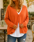 Women's Lightweight Cardigan, Open Front Thin Knit Layering Cardigan
