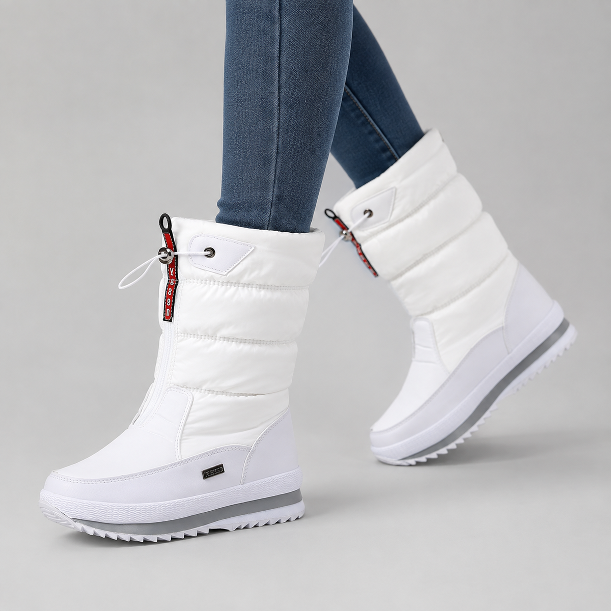 White Snow Boots for Women 3