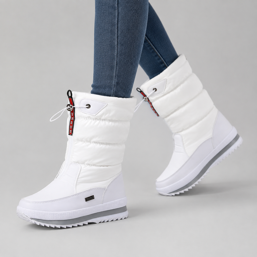 White Snow Boots for Women 3