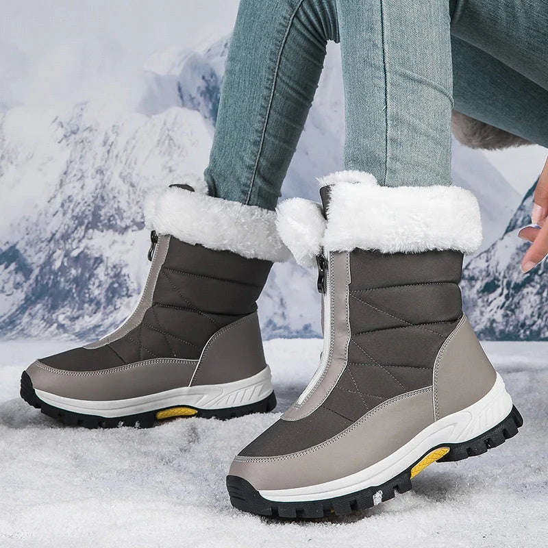 Snow boots women in Grey