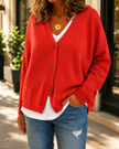 Women's Lightweight Cardigan, Open Front Thin Knit Layering Cardigan
