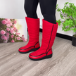Winter boots women in Red