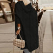 Cable knit cardigan for women in Black