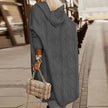 Cable knit cardigan for women in Gray