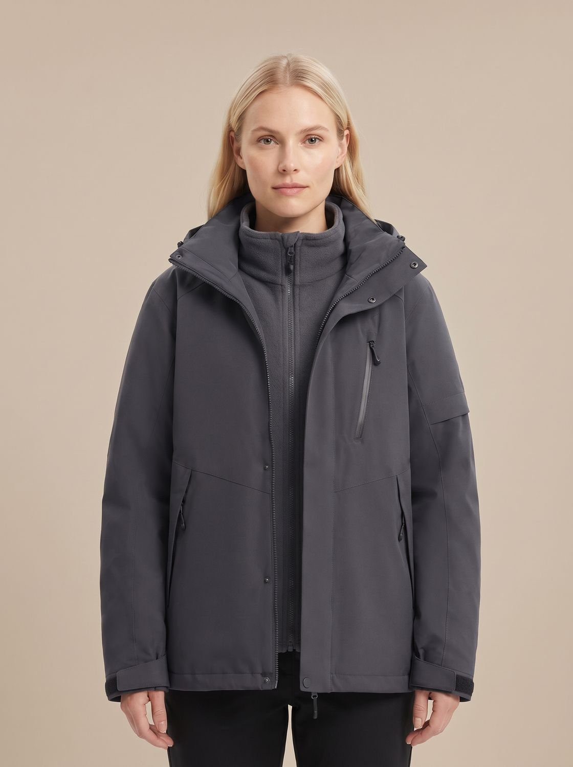 Winter jacket for women in black
