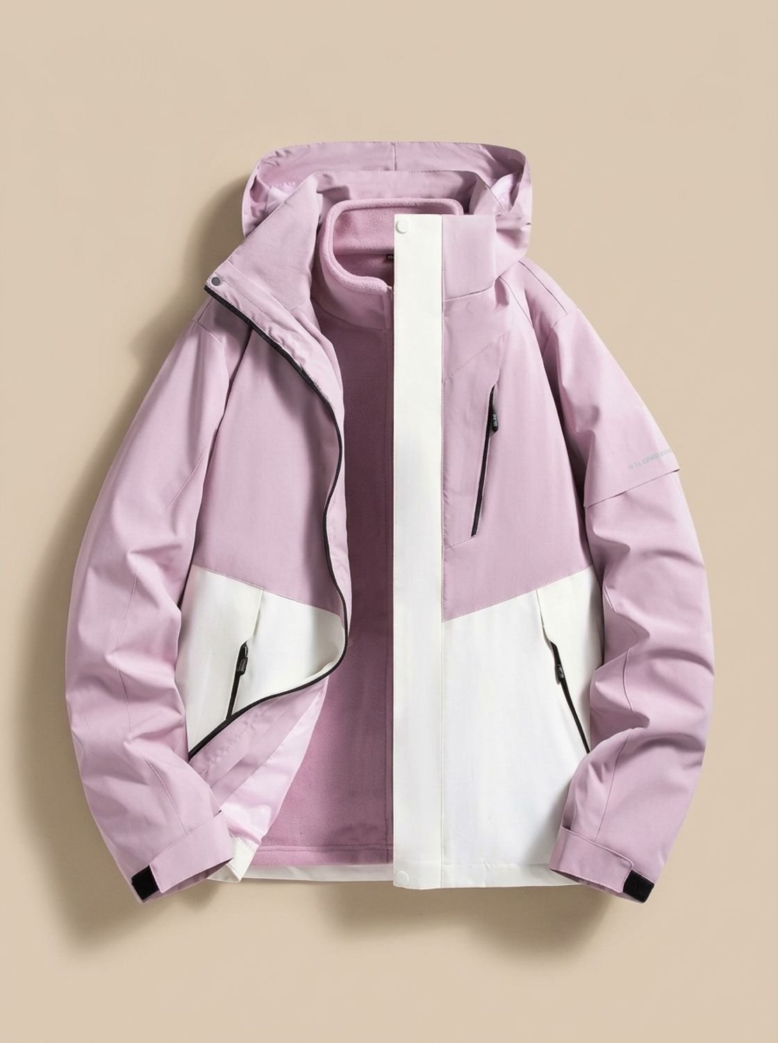 Winter jacket for women in lavender