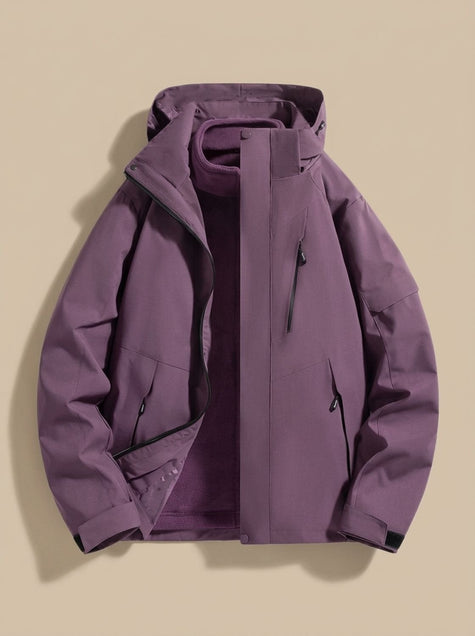 Winter jacket for women in purple