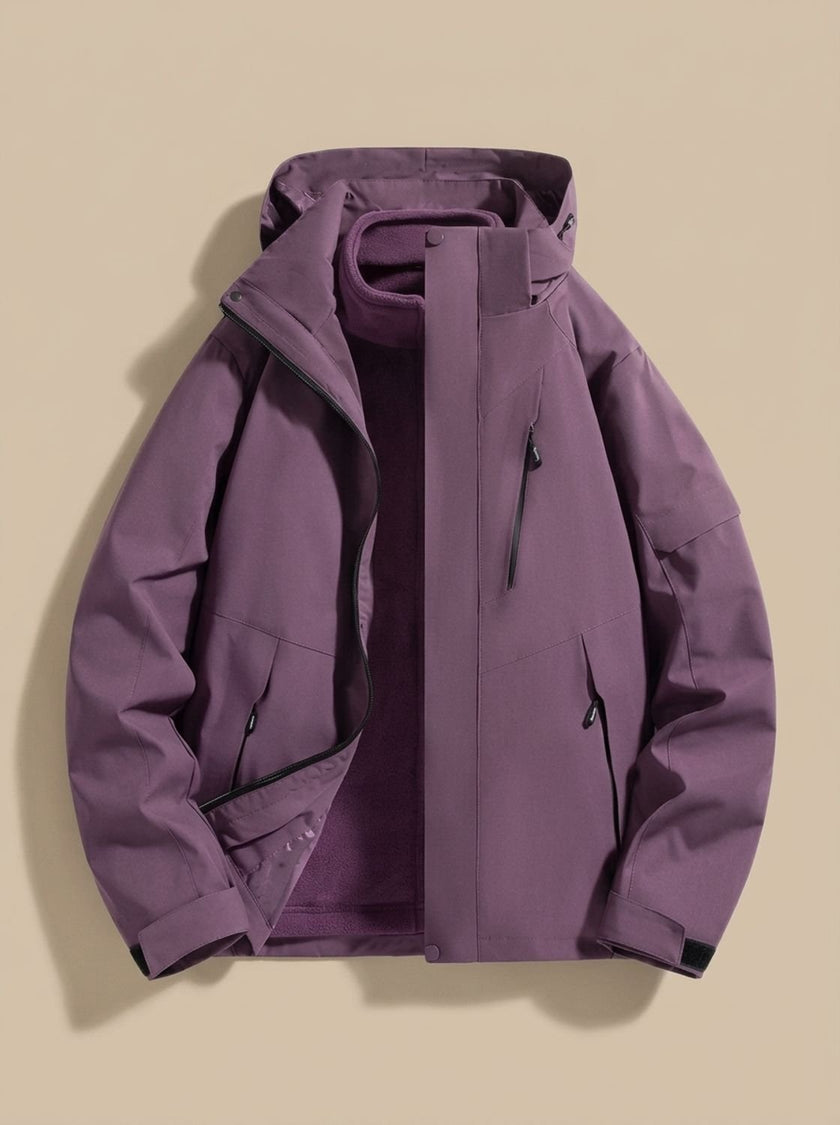 Winter jacket for women in purple