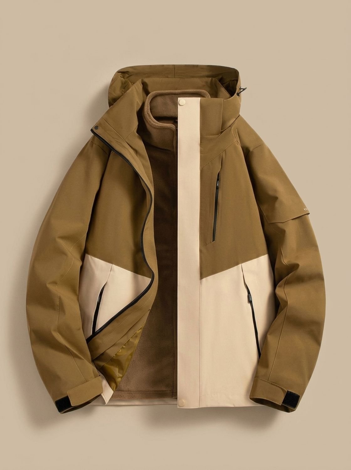 Winter jacket for women in brown